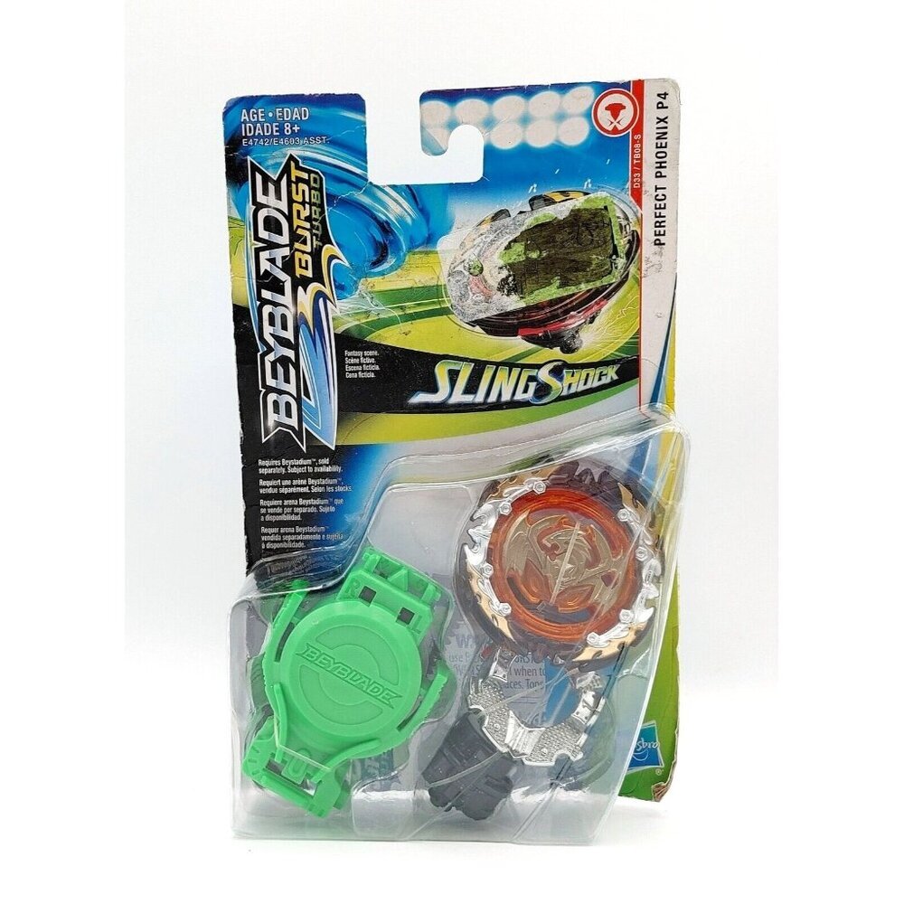 Beyblade Burst Turbo Sling Shock Dread Phoenix P4 Box Spinner
